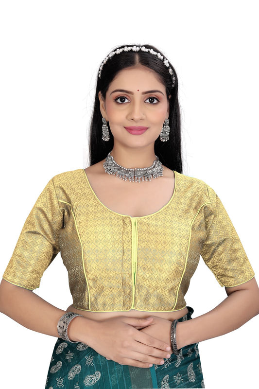 Premium Ethnic Brocade Blouse | Party & Wedding Wear