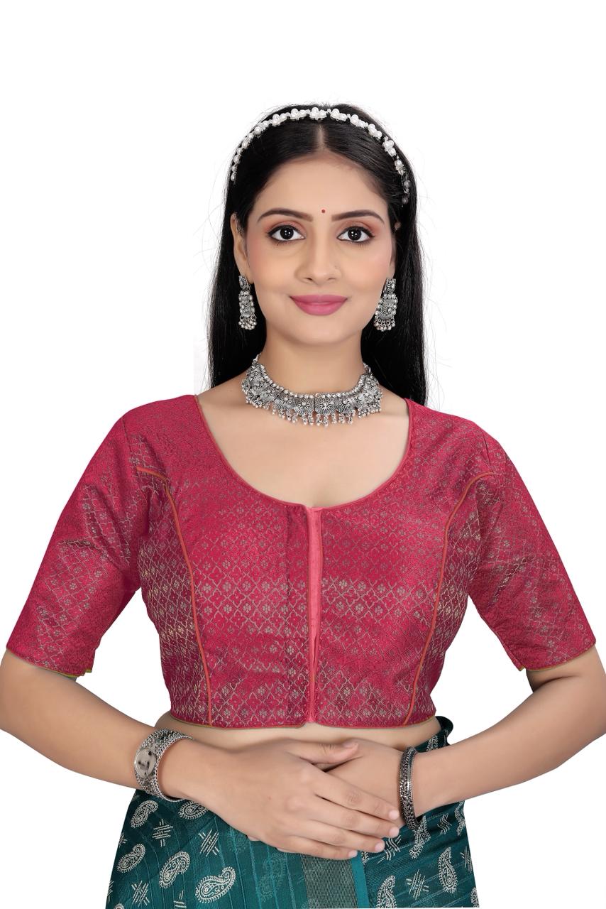 Designer Brocade Blouse for Women | Wedding & Festive Wear