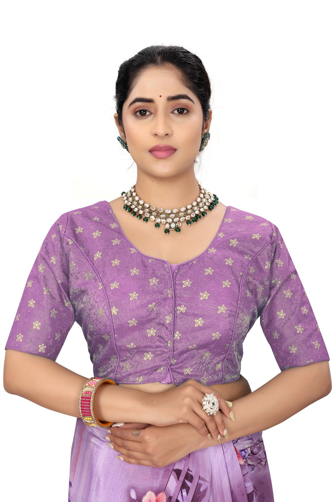 Designer Yellow Brocade Blouse for Women | Party & Wedding Wear