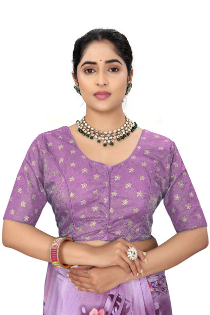 Designer Yellow Brocade Blouse for Women | Party & Wedding Wear