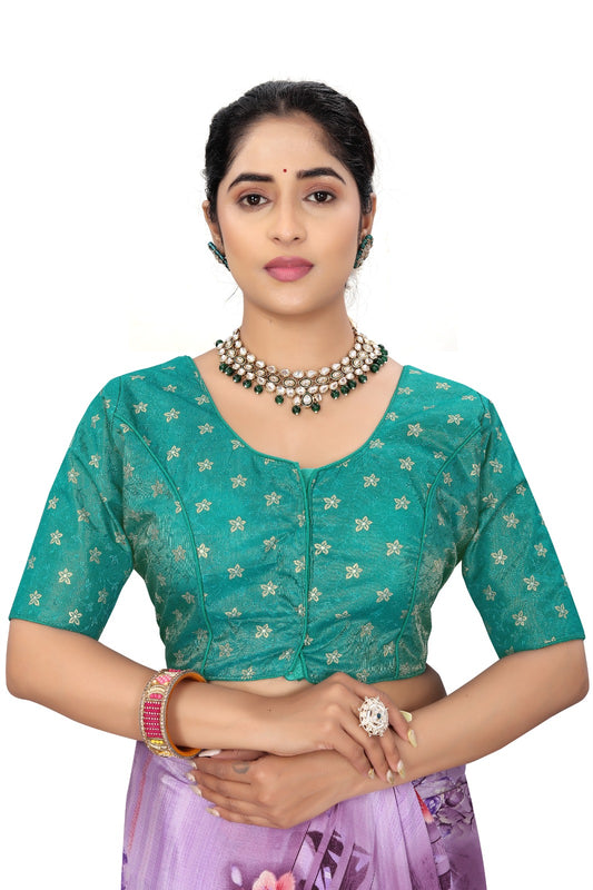 Ethnic Brocade Blouse for Saree | Premium Festive Wear