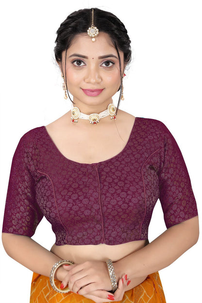 Designer Brocade Blouse for Women | Wedding & Festive Wear
