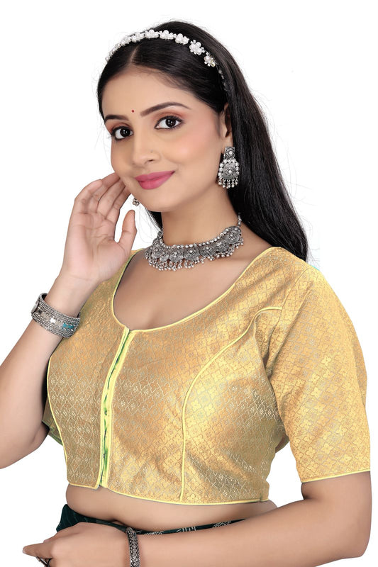 Premium Ethnic Brocade Blouse | Party & Wedding Wear