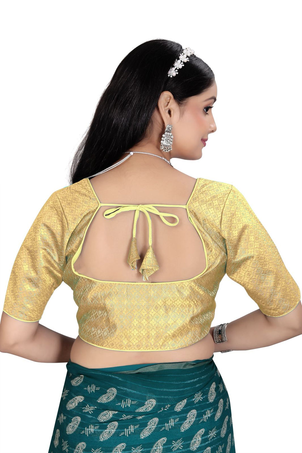 Premium Ethnic Brocade Blouse | Party & Wedding Wear