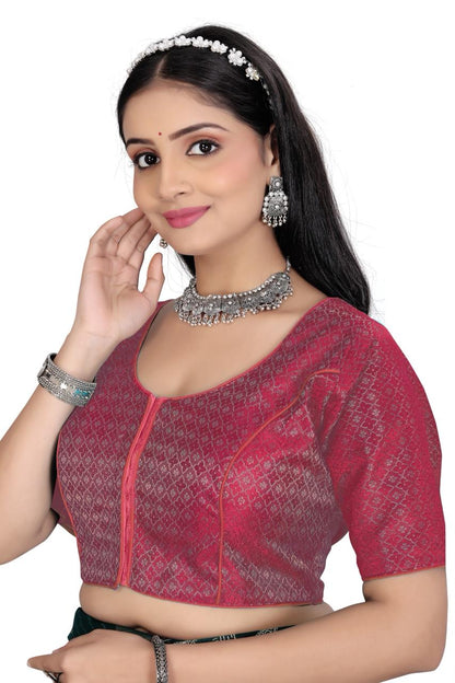Designer Brocade Blouse for Women | Wedding & Festive Wear