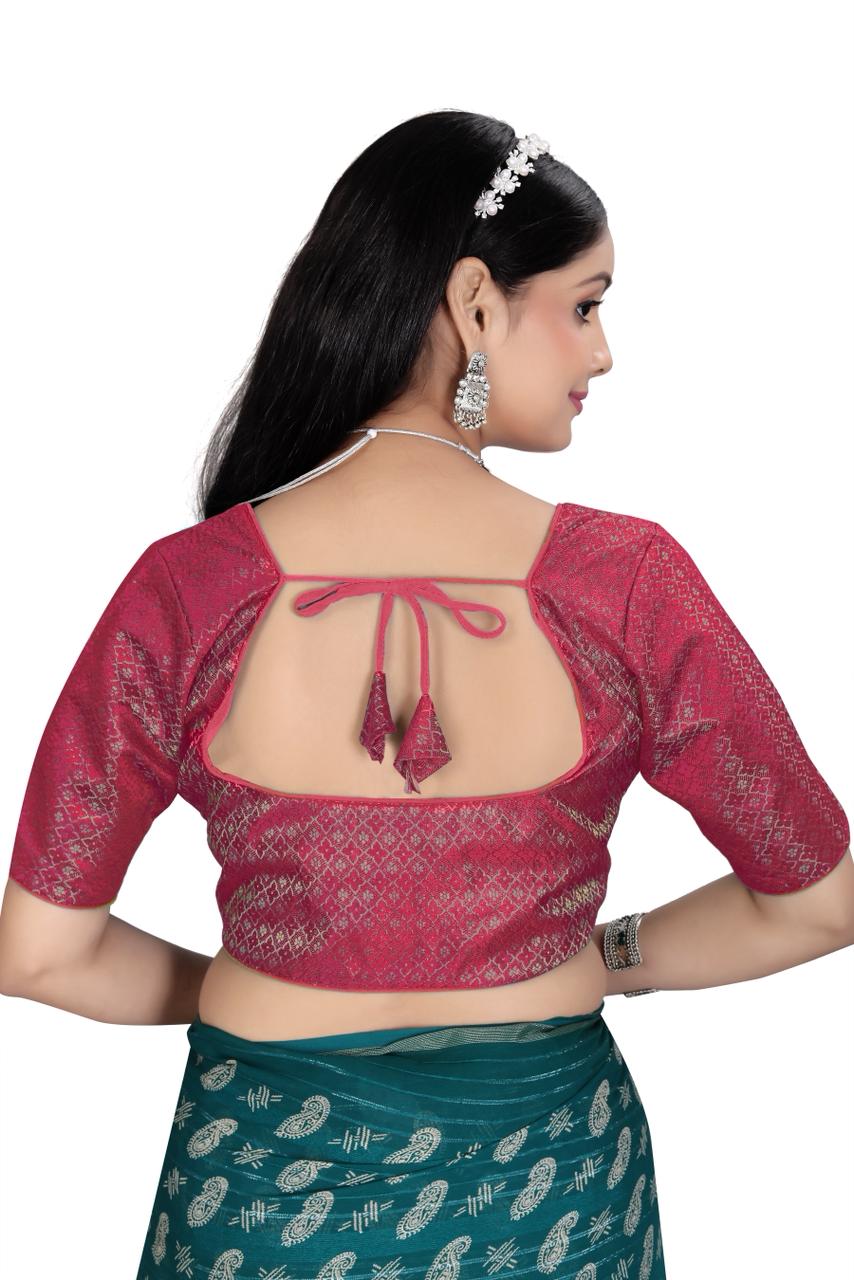 Designer Brocade Blouse for Women | Wedding & Festive Wear