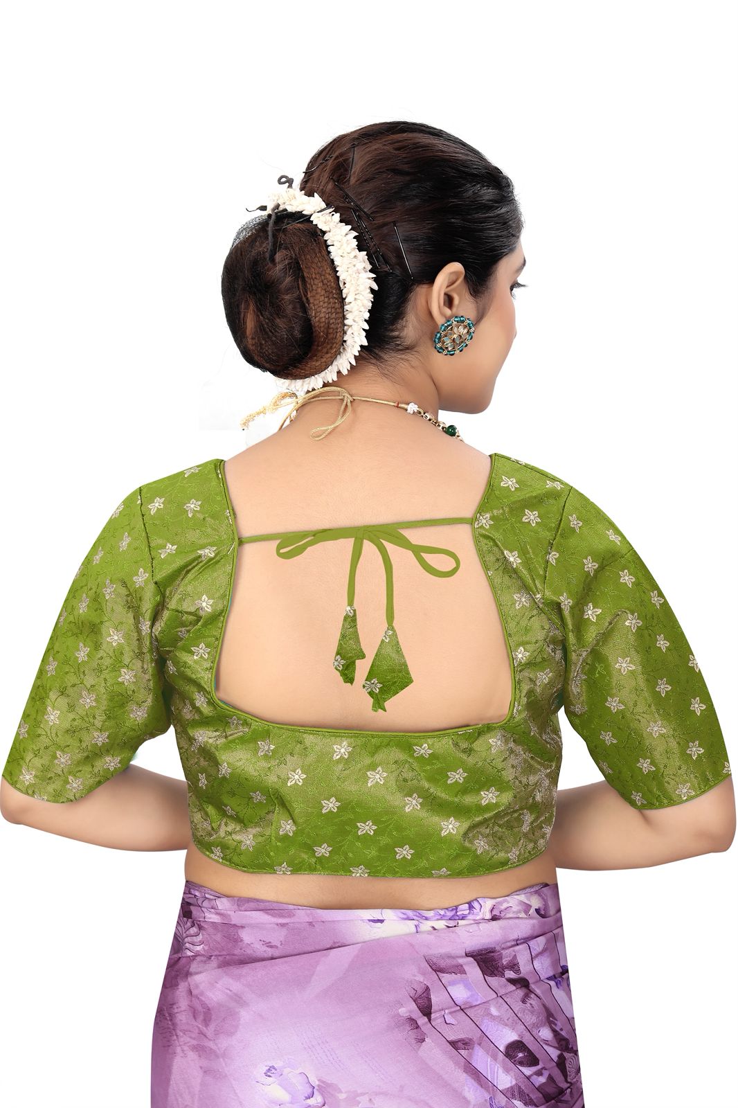 Ethnic Brocade Blouse for Saree | Premium Festive Wear