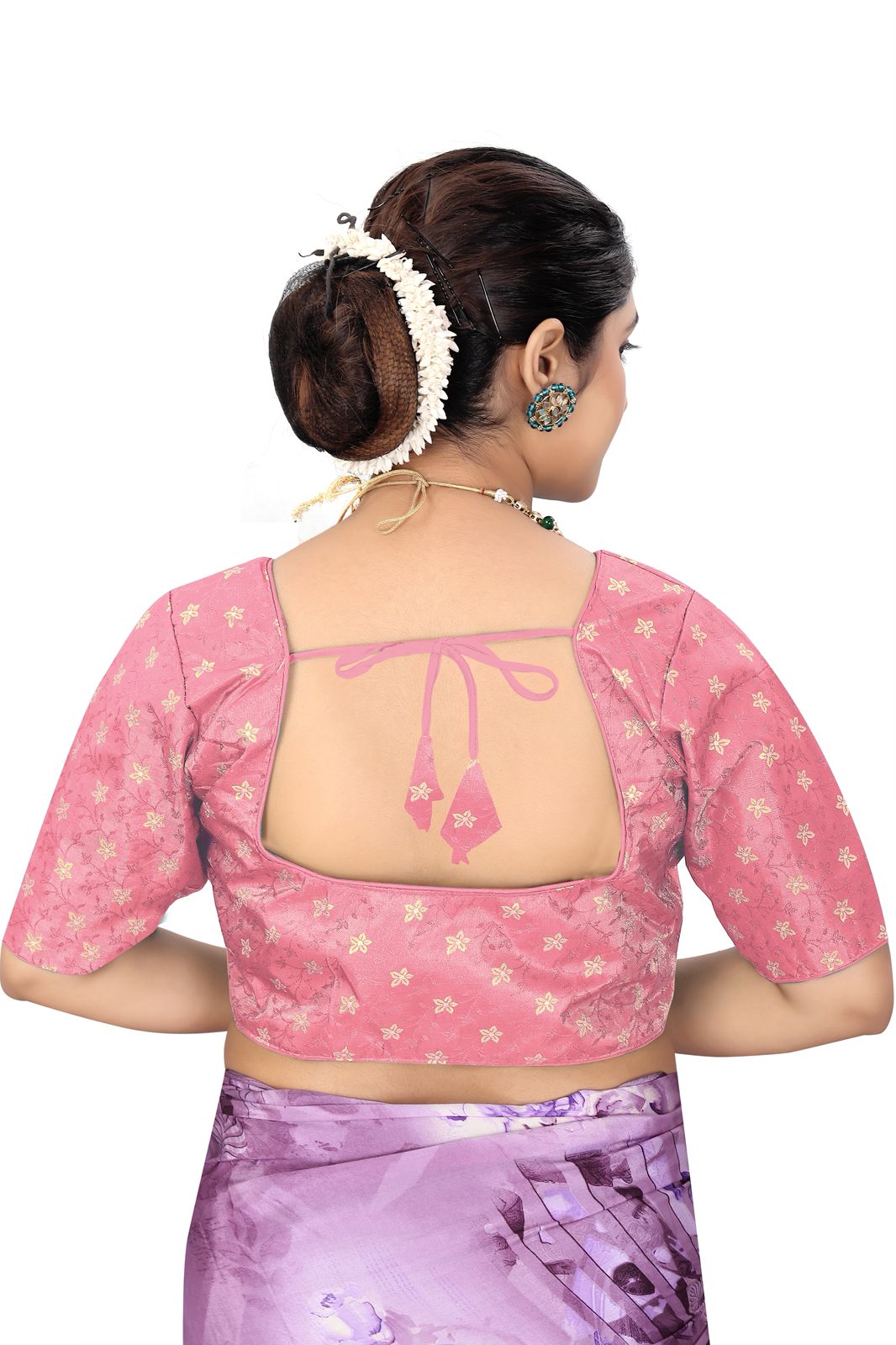 Women’s Georgette U-Neck Half Sleeve Blouse