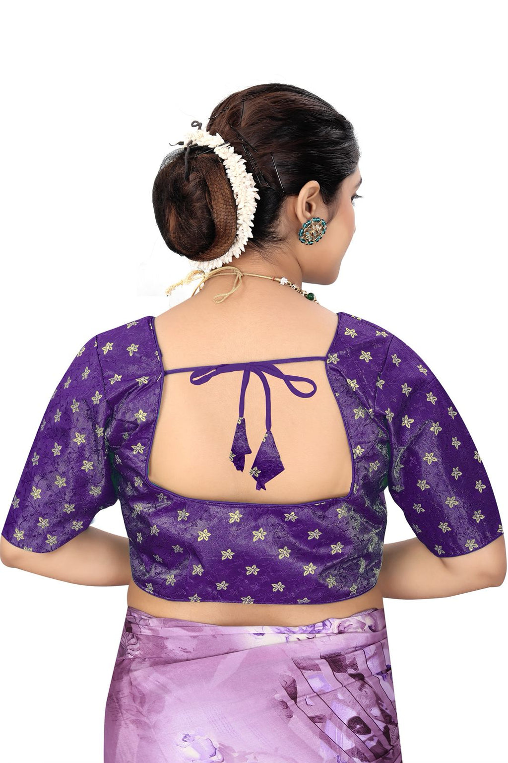 Ethnic Brocade Blouse for Saree | Premium Festive Wear