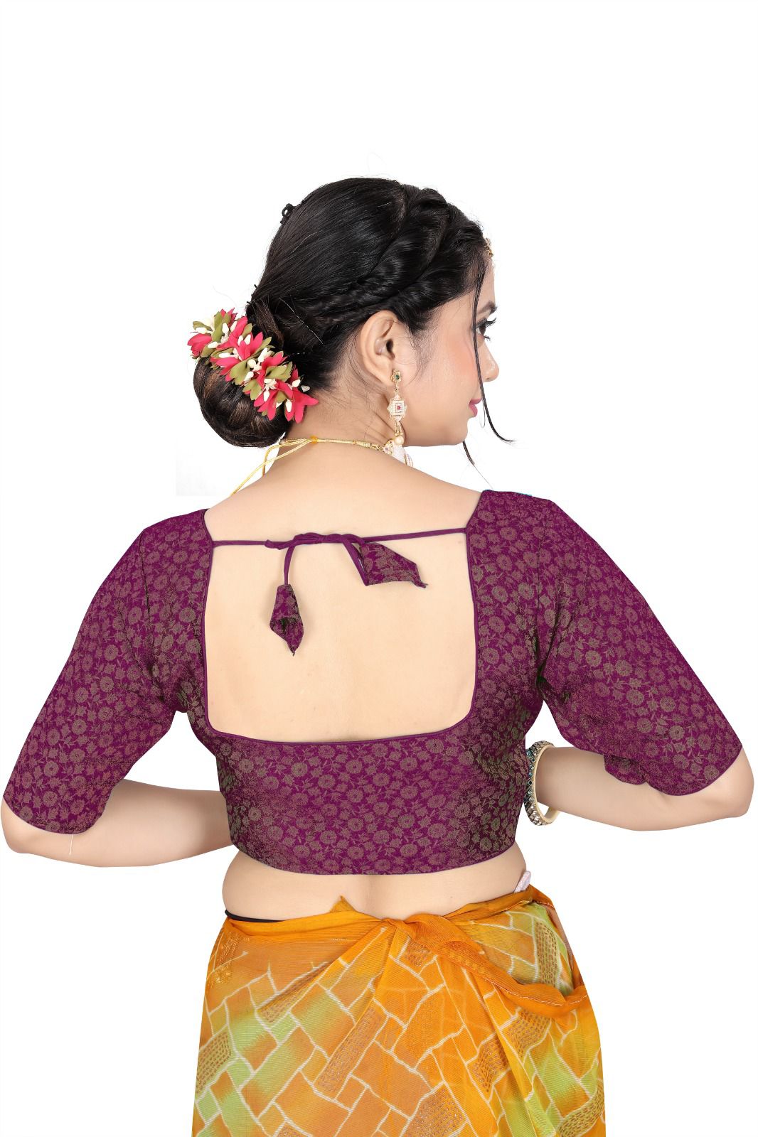 Designer Brocade Blouse for Women | Wedding & Festive Wear